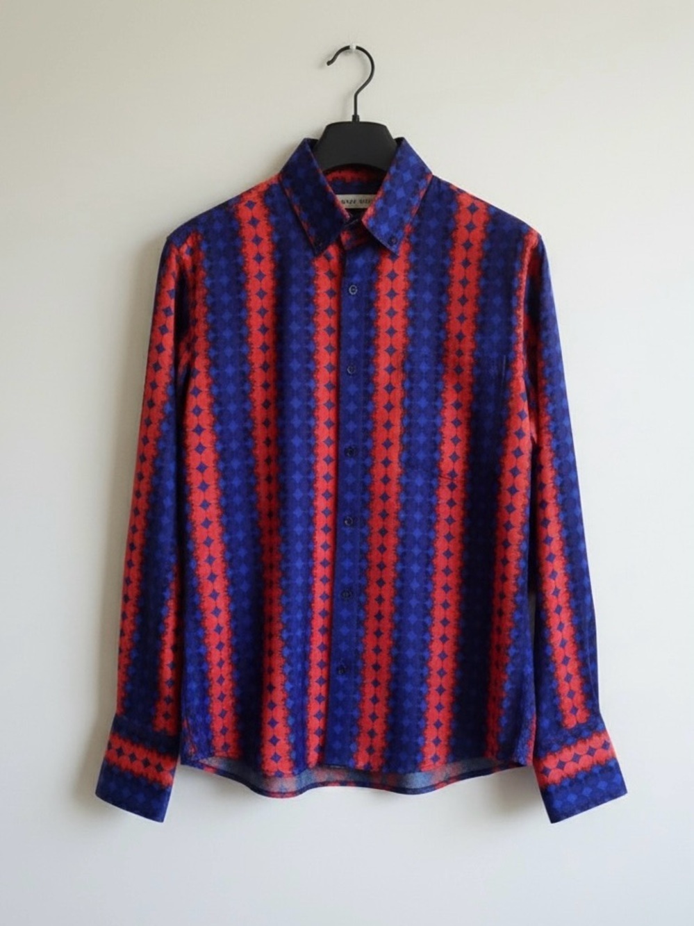 Madcap England XL Retro Mod Geometric Print Button Front Shirt 100% Cotton-READ